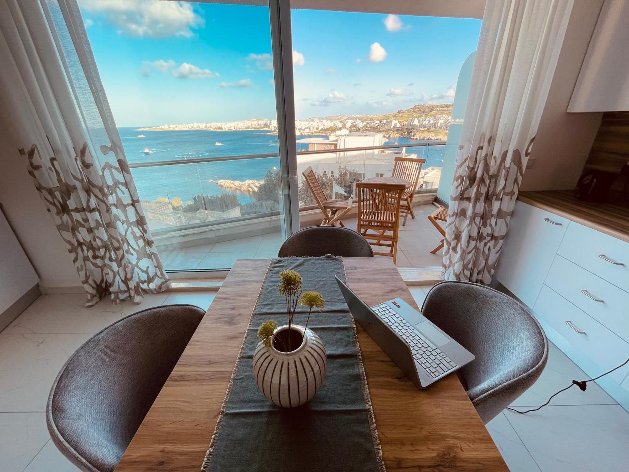 Blu Mar Sea View Apartments San Pawl il-Baħar Zewnętrze zdjęcie