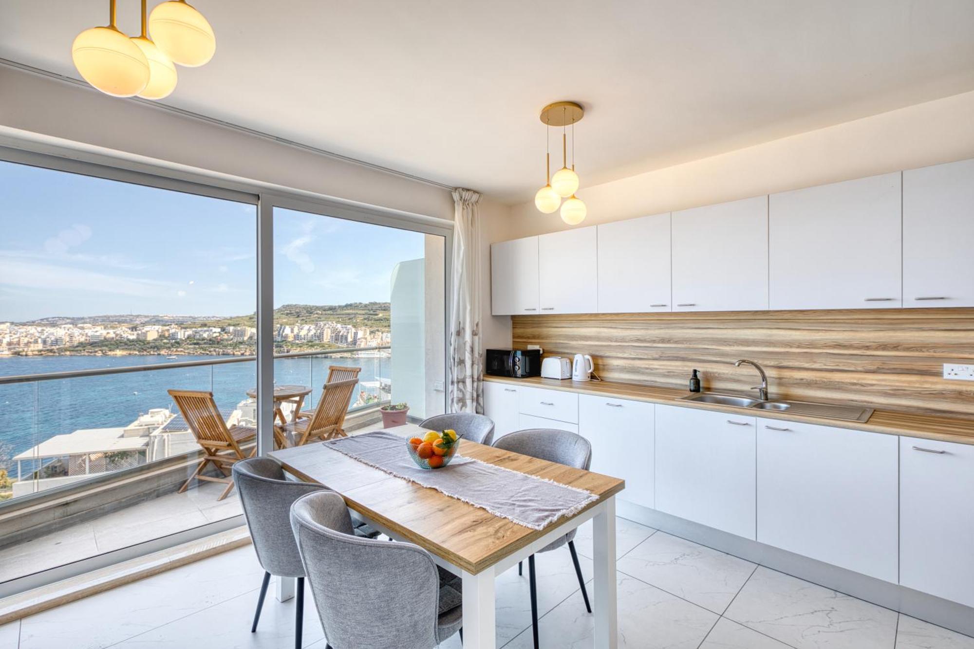Blu Mar Sea View Apartments San Pawl il-Baħar Zewnętrze zdjęcie