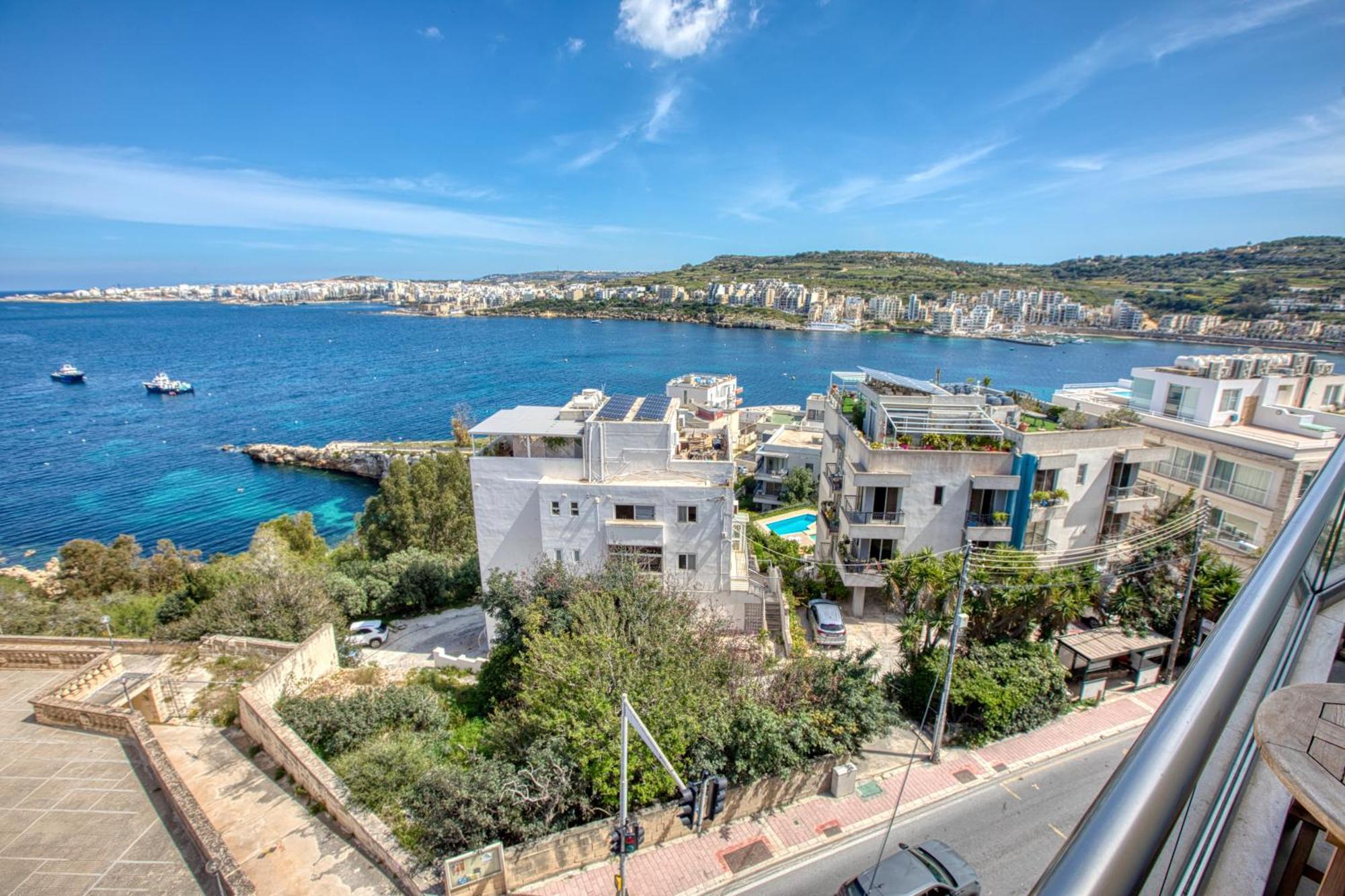 Blu Mar Sea View Apartments San Pawl il-Baħar Zewnętrze zdjęcie