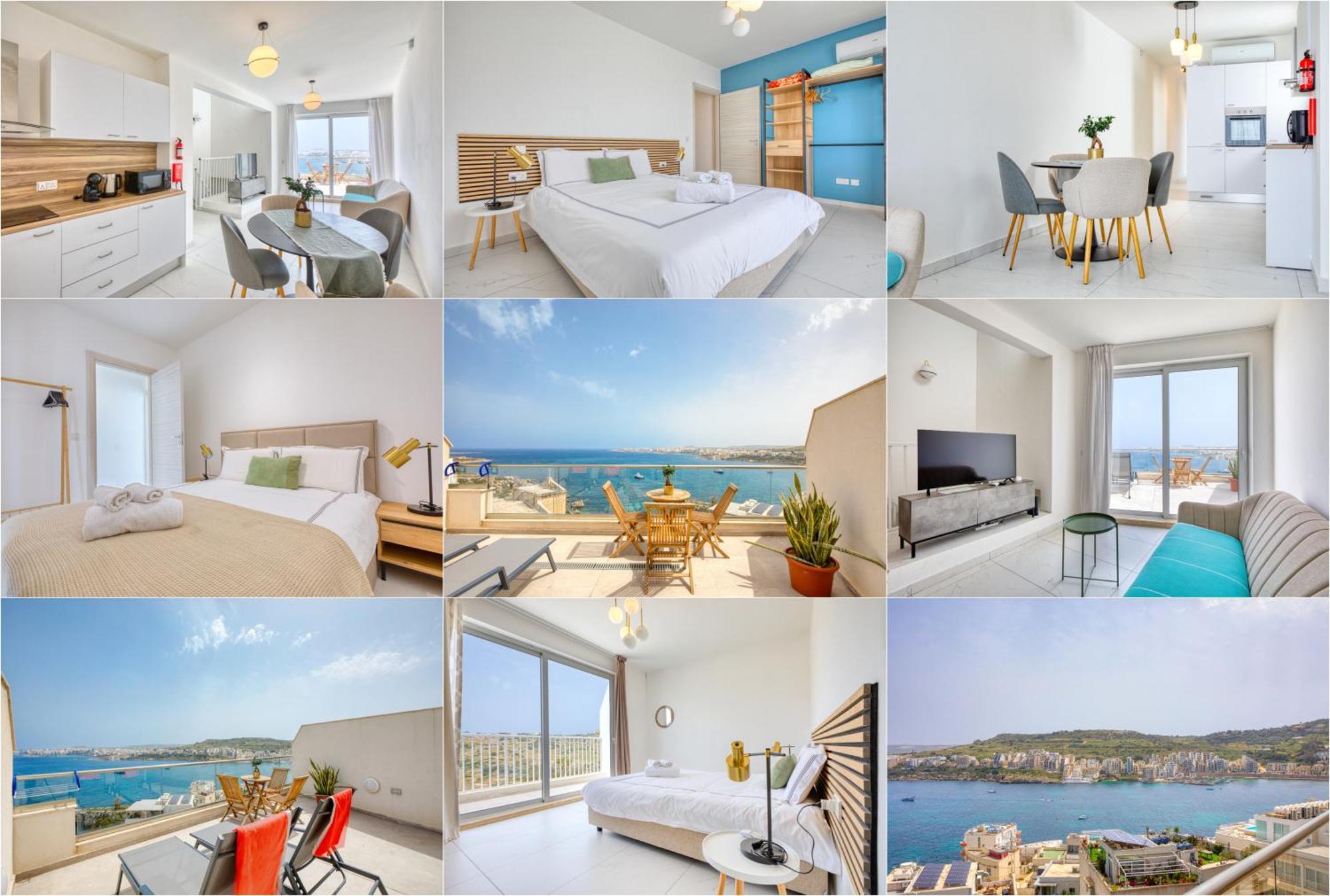Blu Mar Sea View Apartments San Pawl il-Baħar Zewnętrze zdjęcie